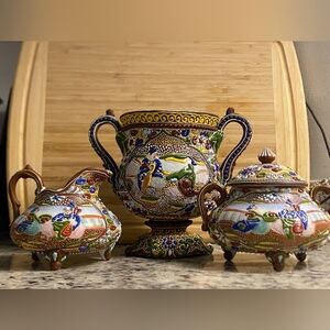 Antique/Vintage Japanese Satsuma Porcelain